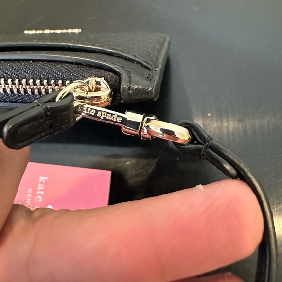 NWT Authentic Luxury Classic Preppy Small Card Holder Wristlet Key Ring Wallet - Picture 14 of 17